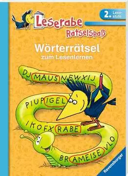 55991 Lernbücher und Rätselbücher Leserabe: Wörterrätsel zum Lesenlernen (2. Lesestufe) von Ravensburger 1