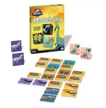 Jurassic World Matching Game Games;Children s Games - image 3 - Ravensburger