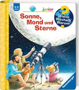 60018 Wieso? Weshalb? Warum? Wieso? Weshalb? Warum? junior, Band 72: Sonne, Mond und Sterne von Ravensburger 1