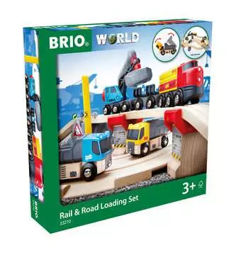 63321000 BRIO Eisenbahn BRIO Straßen & Schienen Steinverlade Set von Ravensburger 1