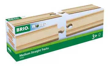 Rails moyens droits - 144 mm BRIO;BRIO Trains - Image 2 - Ravensburger