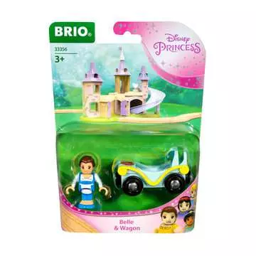63335600 BRIO Eisenbahn BRIO Disney Princess Belle mit Waggon von Ravensburger 1