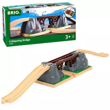 63339100 BRIO Eisenbahn Einsturzbrücke von Ravensburger 2