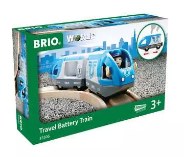 63350600 BRIO Eisenbahn Blauer Reisezug (Batteriebetrieb) von Ravensburger 1