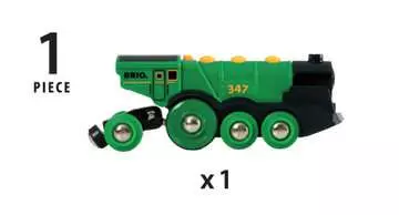 63359300 BRIO Eisenbahn Grüner Gustav Batterielok von Ravensburger 8