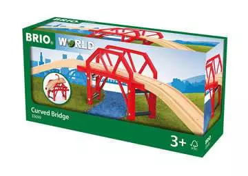 63369900 BRIO Eisenbahn Bahnbrücke mit Auffahrten von Ravensburger 1