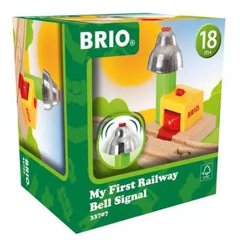 63370700 BRIO Eisenbahn Mein erstes BRIO Glockensignal von Ravensburger 1