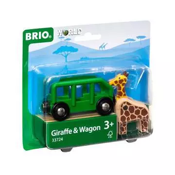 63372400 BRIO Eisenbahn Giraffenwagen von Ravensburger 1