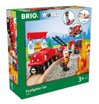 63381500 BRIO Eisenbahn BRIO Bahn Feuerwehr Set TV Artikel von Ravensburger 1