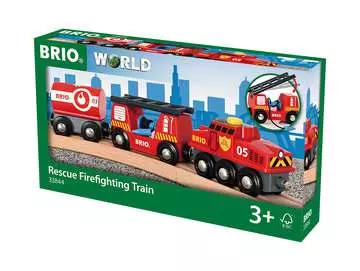 63384400 BRIO Eisenbahn Feuerwehr-Löschzug von Ravensburger 1
