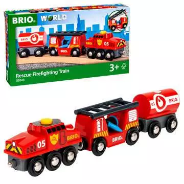 63384400 BRIO Eisenbahn Feuerwehr-Löschzug von Ravensburger 2