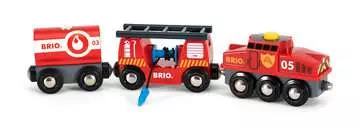 63384400 BRIO Eisenbahn Feuerwehr-Löschzug von Ravensburger 4