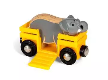 63396900 BRIO Eisenbahn Tierwaggon Elefant von Ravensburger 3