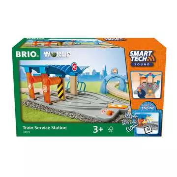 63397500 BRIO Eisenbahn Smart Tech Sound Waschstraße mit Werkstatt von Ravensburger 1