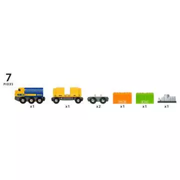 63398200 BRIO Eisenbahn Güterzug mit drei Waggons von Ravensburger 6