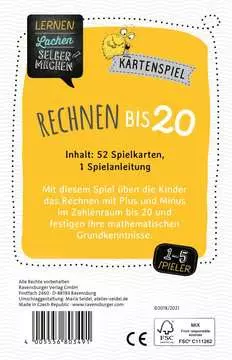 80349 Kinderspiele Lernen Lachen Selbermachen: Kartenspiel Rechnen bis 20 von Ravensburger 2