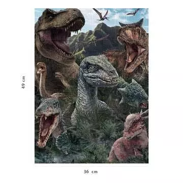 Puzzle 150 p - Les dinosaures de Jurassic World / Jurassic World 3 Puzzle Nathan;Puzzle enfant - Image 3 - Ravensburger