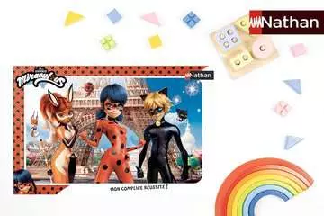 Nathan puzzle cadre 15 p - Ladybug, Chat Noir et Rena Rouge / Miraculous Puzzle Nathan;Puzzle enfant - Image 6 - Ravensburger