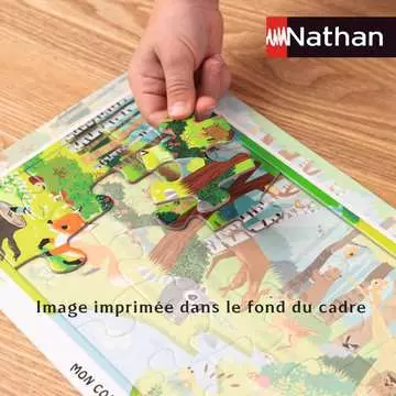 Puzzle cadre 15 p - Simba et Nala / Disney Le Roi Lion Puzzle Nathan;Puzzle enfant - Image 2 - Ravensburger