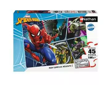 Puzzle 45 p - Spider-man contre les méchants Puzzle Nathan;Puzzle enfant - Image 1 - Ravensburger