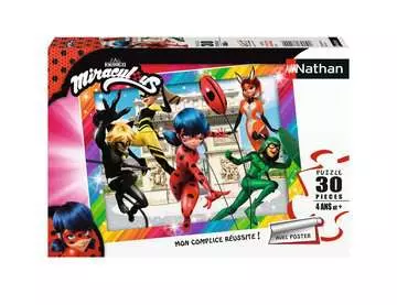 Puzzle 30 p - Ladybug et ses amis super-héros / Miraculous Puzzle Nathan;Puzzle enfant - Image 1 - Ravensburger