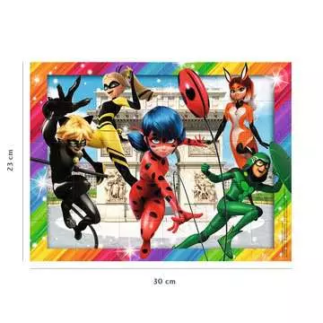 Puzzle 30 p - Ladybug et ses amis super-héros / Miraculous Puzzle Nathan;Puzzle enfant - Image 3 - Ravensburger