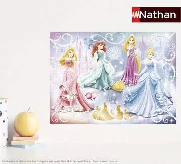 Puzzle 100 p - Princesses étincelantes / Disney Princesses Puzzle Nathan;Puzzle enfant - Image 7 - Ravensburger