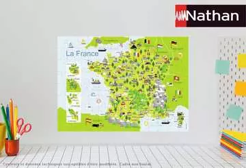 Puzzle 100 p - Carte de France Puzzle Nathan;Puzzle enfant - Image 8 - Ravensburger