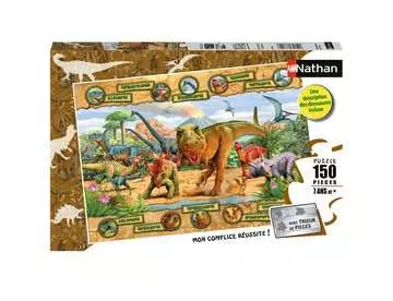 Puzzle 150 p - Les espèces de dinosaures Puzzle Nathan;Puzzle enfant - Image 1 - Ravensburger