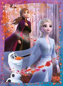 Puzzle 150 p - Elsa, Anna et Olaf / Disney La Reine des Neiges 2 Puzzle Nathan;Puzzle enfant - Image 2 - Ravensburger