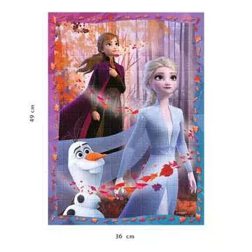 Puzzle 150 p - Elsa, Anna et Olaf / Disney La Reine des Neiges 2 Puzzle Nathan;Puzzle enfant - Image 3 - Ravensburger