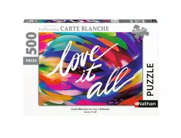 Puzzle N 500 p - Love it all / EttaVee (Collection Carte blanche) Puzzle Nathan;Puzzle adulte - Image 1 - Ravensburger