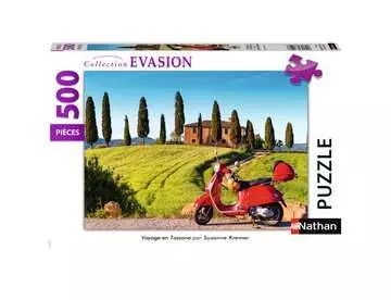 Puzzle N 500 p - Voyage en Toscane Puzzle Nathan;Puzzle adulte - Image 1 - Ravensburger
