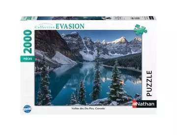 Nathan puzzle 2000 p - Vallée des Dix Pics, Canada Puzzle Nathan;Puzzle adulte - Image 1 - Ravensburger