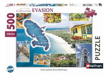 Puzzle N 500 p - Carte postale de La Martinique