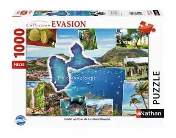 Puzzle N 1000 p - Carte postale de La Guadeloupe Puzzle Nathan;Puzzle adulte - Image 1 - Ravensburger