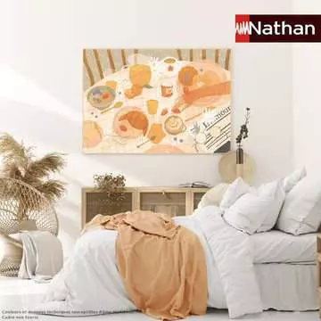 Nathan puzzle 1500 p - Le petit-déjeuner / Florence Sabatier (Collection Carte blanche) Puzzle Nathan;Puzzle adulte - Image 4 - Ravensburger