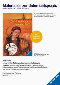 98130 Kinderliteratur Materialien zur Unterrichtspraxis - Judith Kerr: Als Hitler das rosa Kaninchen stahl von Ravensburger 1