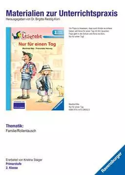 98342 Erstlesebücher Materialien zur Unterrichtspraxis - Manfred Mai: Nur für einen Tag (Schulausgabe in Broschur) von Ravensburger 1