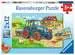 Puzzles 2x12 p - Chantier et ferme Puzzle;Puzzle enfant - Image 1 - Ravensburger