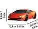 Lamborghini Huracán EVO - Arancio 3D Puzzle;3D Puzzle-Autos - Bild 5 - Ravensburger