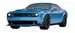 Dodge Chall.Hellcat Wideb.108p 3D Puzzle®;Former - bilde 2 - Ravensburger
