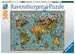 Antike Schmetterling-Weltkarte Puzzle;Erwachsenenpuzzle - Bild 1 - Ravensburger