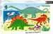 Puzzle cadre 15 p - Les dinosaures du Jurassique Puzzle Nathan;Puzzle enfant - Image 1 - Ravensburger